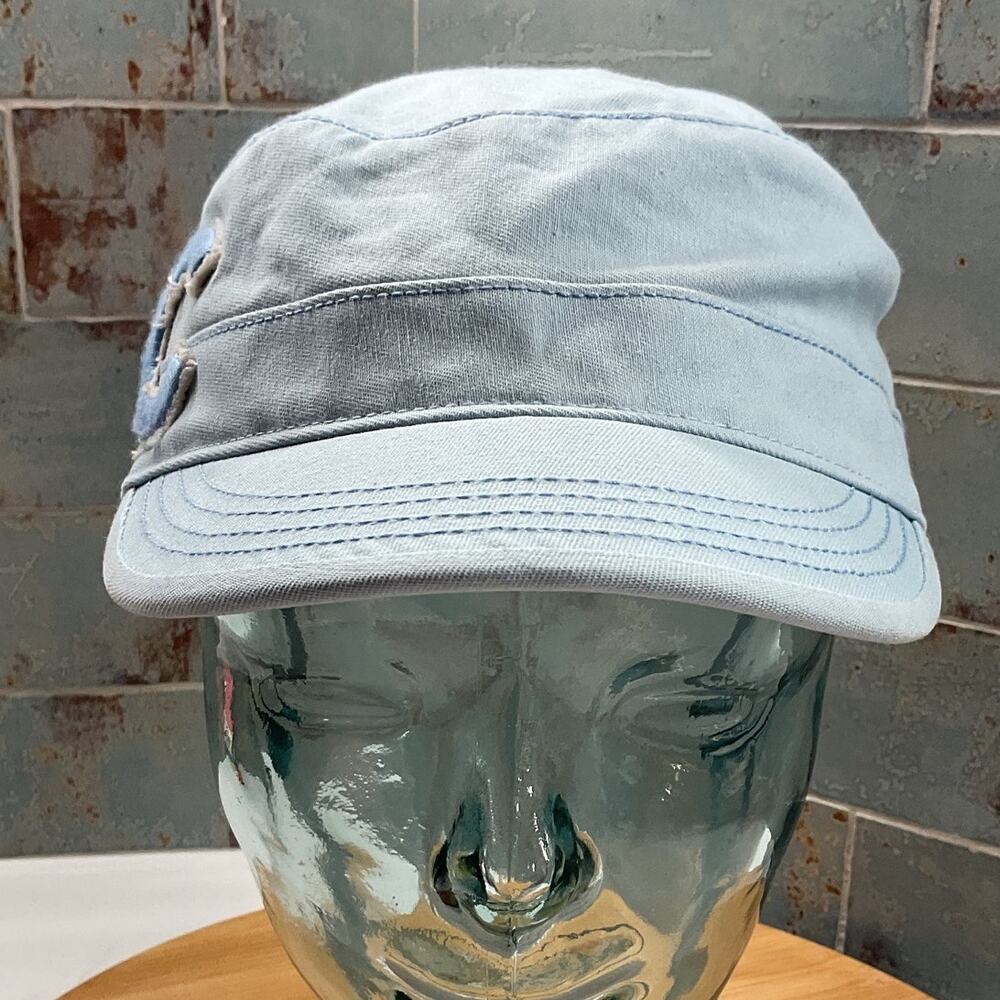 MLB Chicago Cubs Womens 47 Newsboy Light Blue Adjustable Cap - Picture 3 of 13